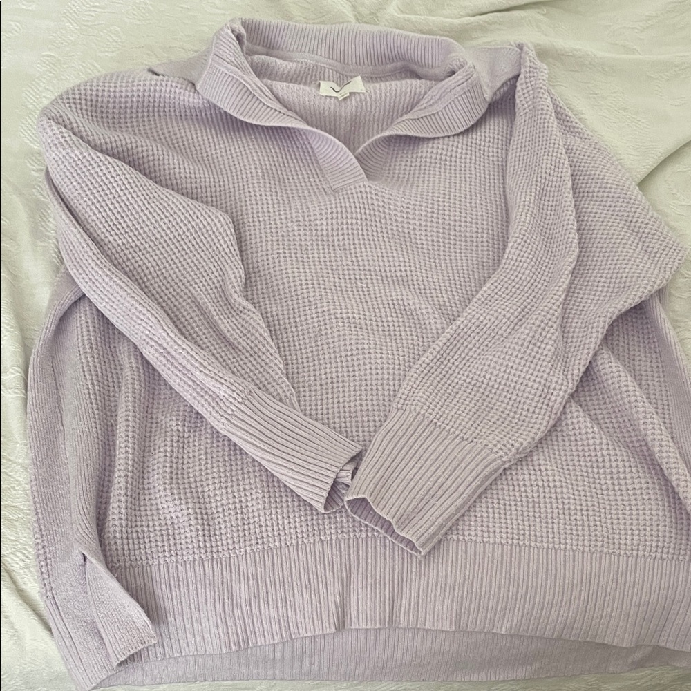 Lavender Women's Tunic Sweater